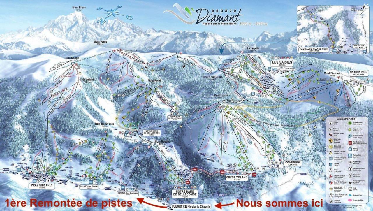 Saint-Nicolas-la-Chapelle La Taniere De Sven - Vue Montagneアパートメント エクステリア 写真