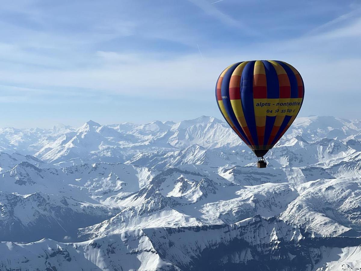 Saint-Nicolas-la-Chapelle La Taniere De Sven - Vue Montagneアパートメント エクステリア 写真